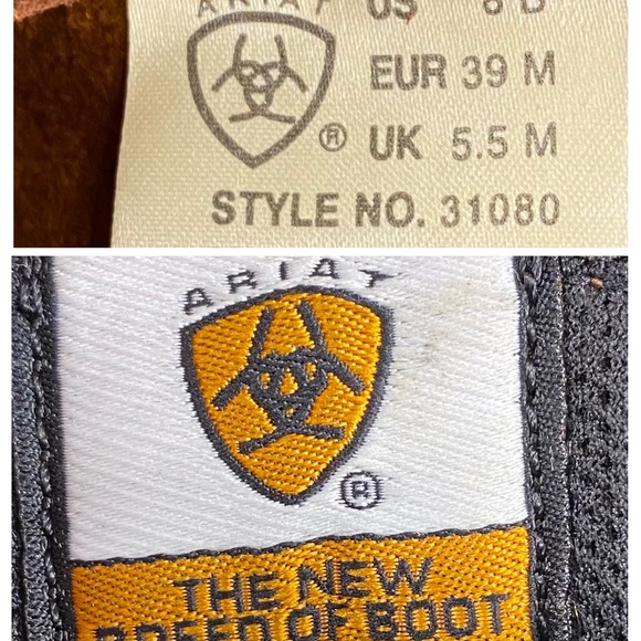 🛑SOLD🛑Women’s Ariat Lacer boots Heritage lace up casual work leather brown 8 B - Picture 16 of 16